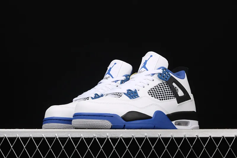 All categories Air Jordan Jordan series basketball shoes Air Jordan 4 G version Air Jordan 4 Retro AJ4 Joe 4 white and blue 308497-117